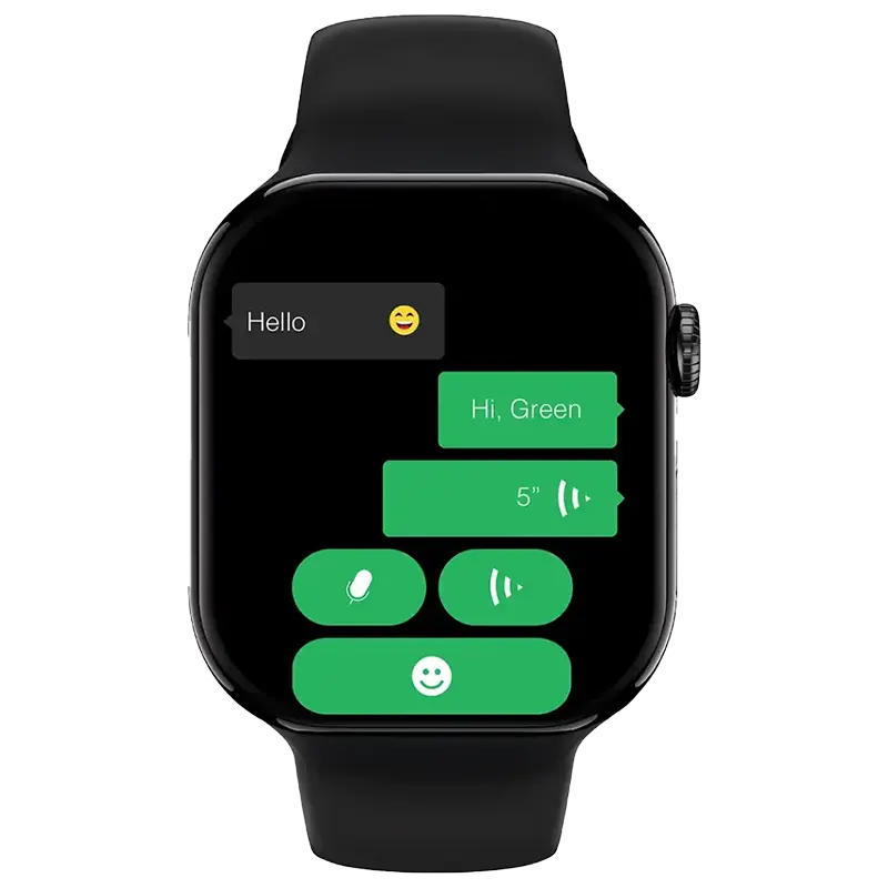 Green Lion Flex 46 - 2.06-inch IPS Smart Watch Black Mascom International.webp